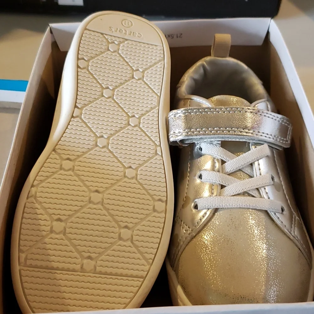Carter's girl silver Sneakers_4
